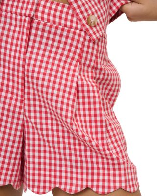 Scallop Top & Tailored Scallop Shorts