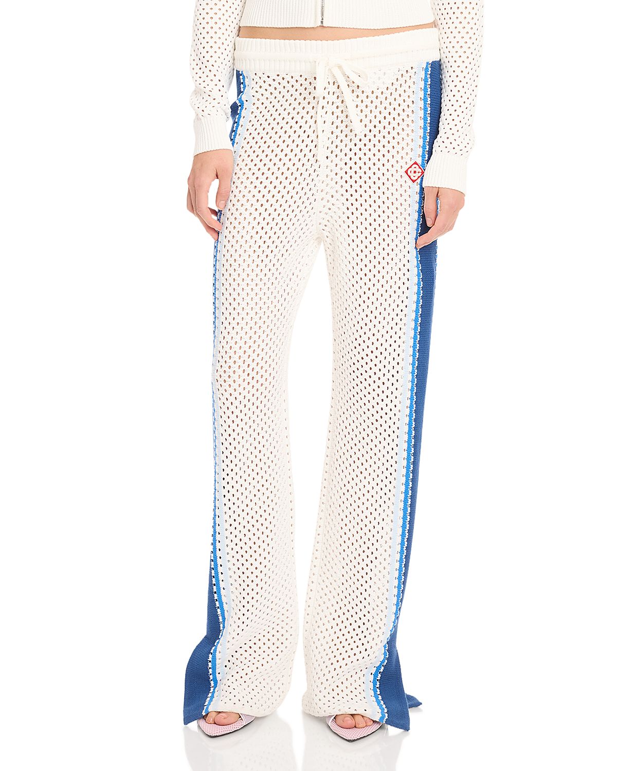 Casablanca Mesh Stripe Pants