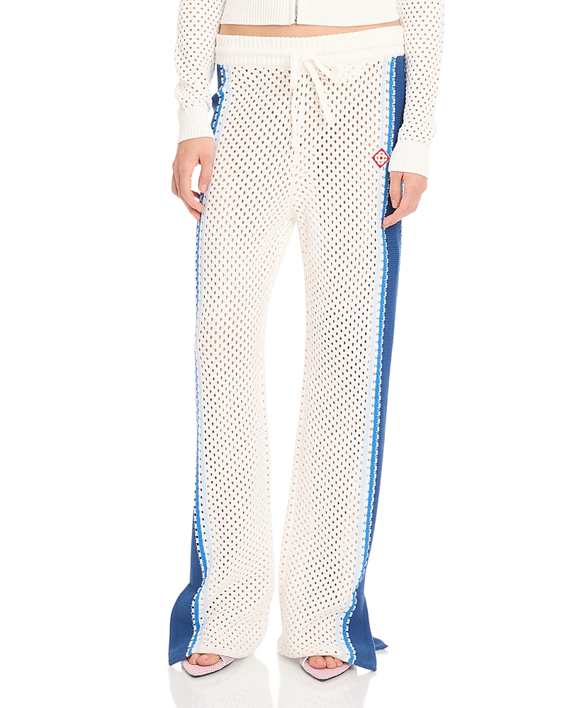 Casablanca Mesh Stripe Pants