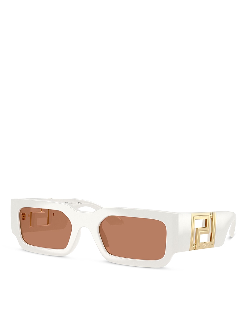Versace Rectangular Sunglasses, 54mm