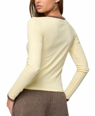 Zander Contrast Long Sleeve T Shirt