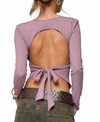 Polly Lacey Tie Back Top