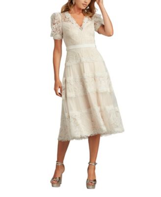Fatiha Floral Lace and Chiffon Dress