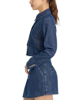 Denim Cropped Jacket