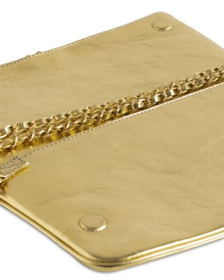 Rock Vintage Metallic Leather Shoulder Bag