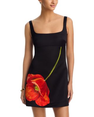 Sleeveless Crepe Mini Dress - Exclusive