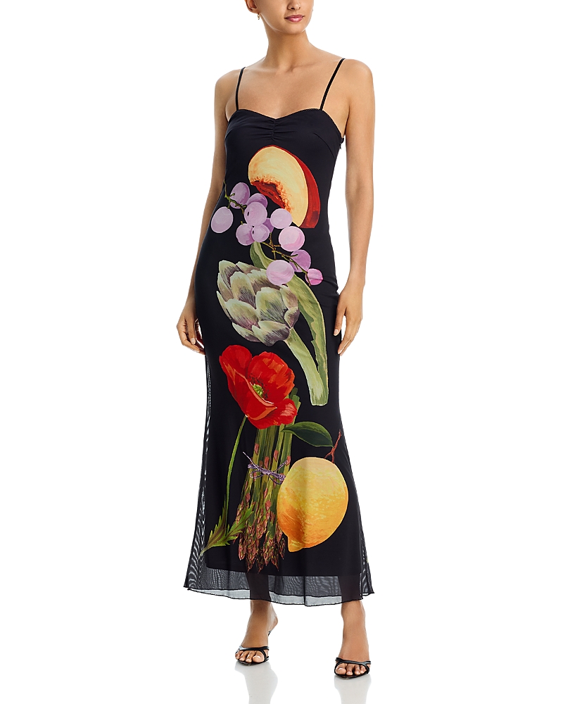 Aqua Mesh Maxi Dress - Exclusive · S