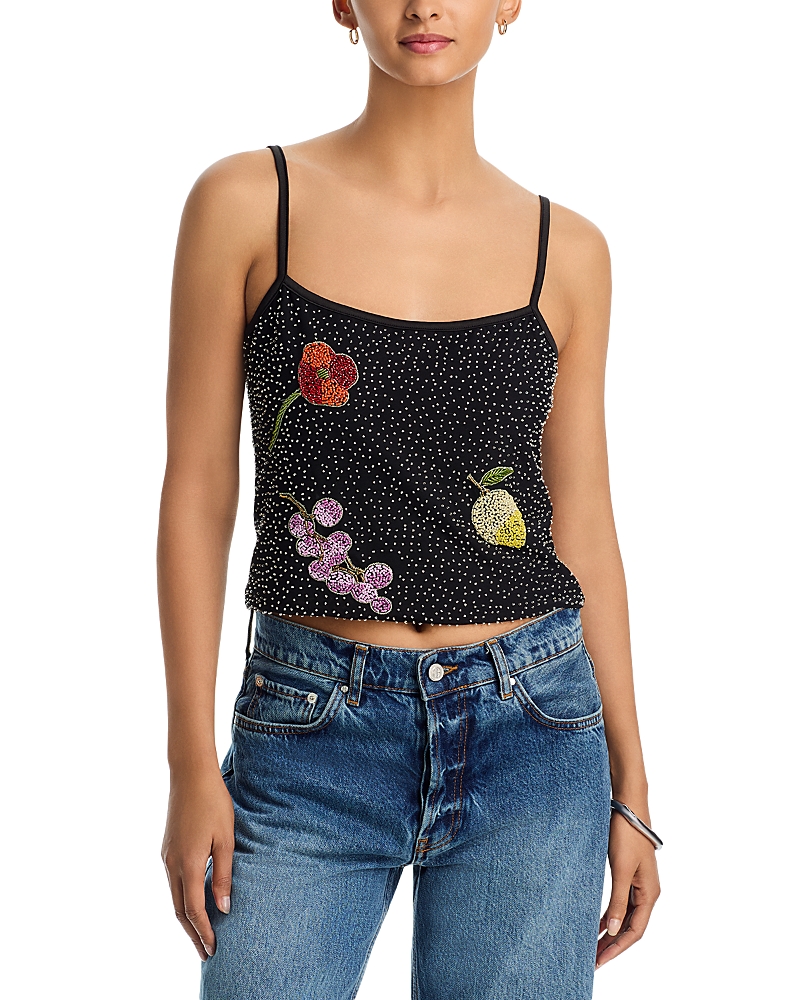 Aqua Allover Sequin Top - Exclusive