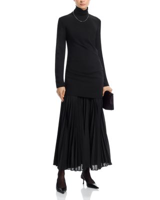 High Neck Twist Blouse