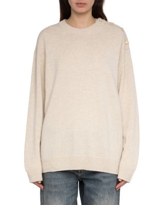 Swyna Wool-Blend Round Neck Sweater
