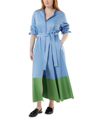 Mrsalbero Light Blue Shirtdress