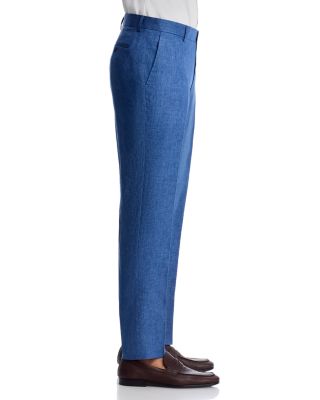 Linen Slim Fit Suit Pants