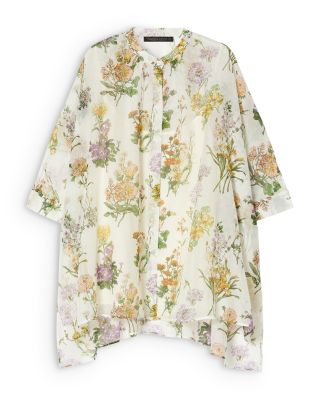 Mrnpaniere White Oversized Blouse