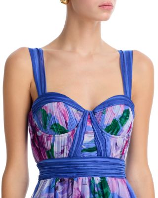 Floral Boarder Maxi Dress - Exclusive