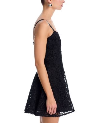 Floral Lace Mini Dress - Exclusive