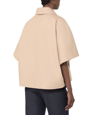 Mxapaggio Albino Cropped Cape Jacket