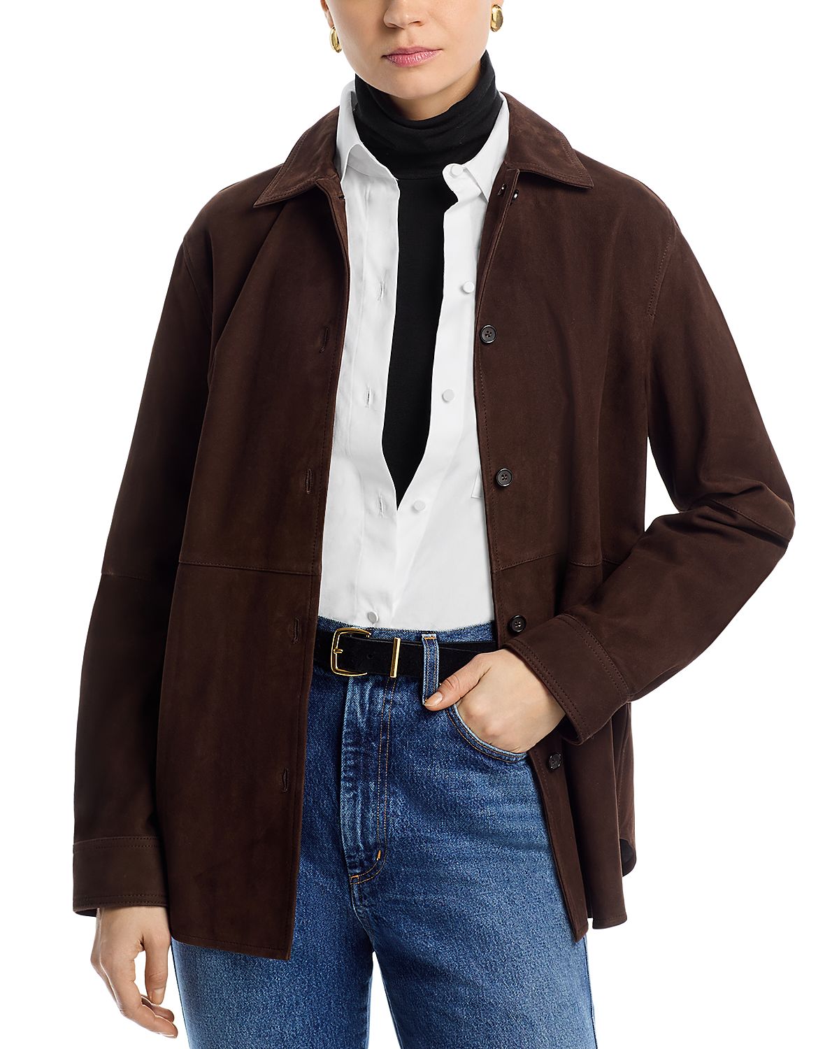 Toteme Soft Suede Overshirt