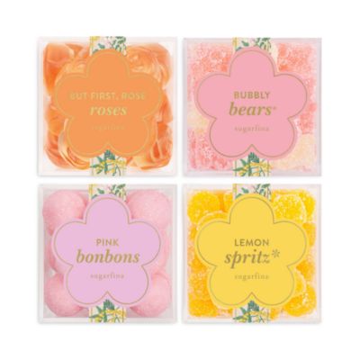 Garden Party 26 Assorted Candy 4 Piece Cube Kit