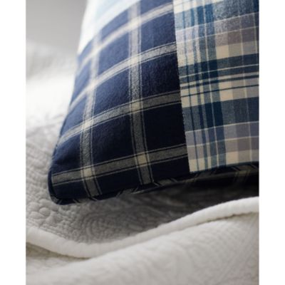 Chester Plaid Throw Pillow, 22" x 22"