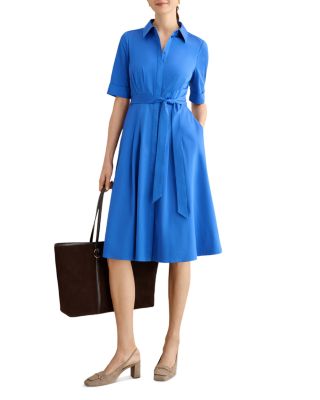 Brigitta Concealed Button Shirt Dress