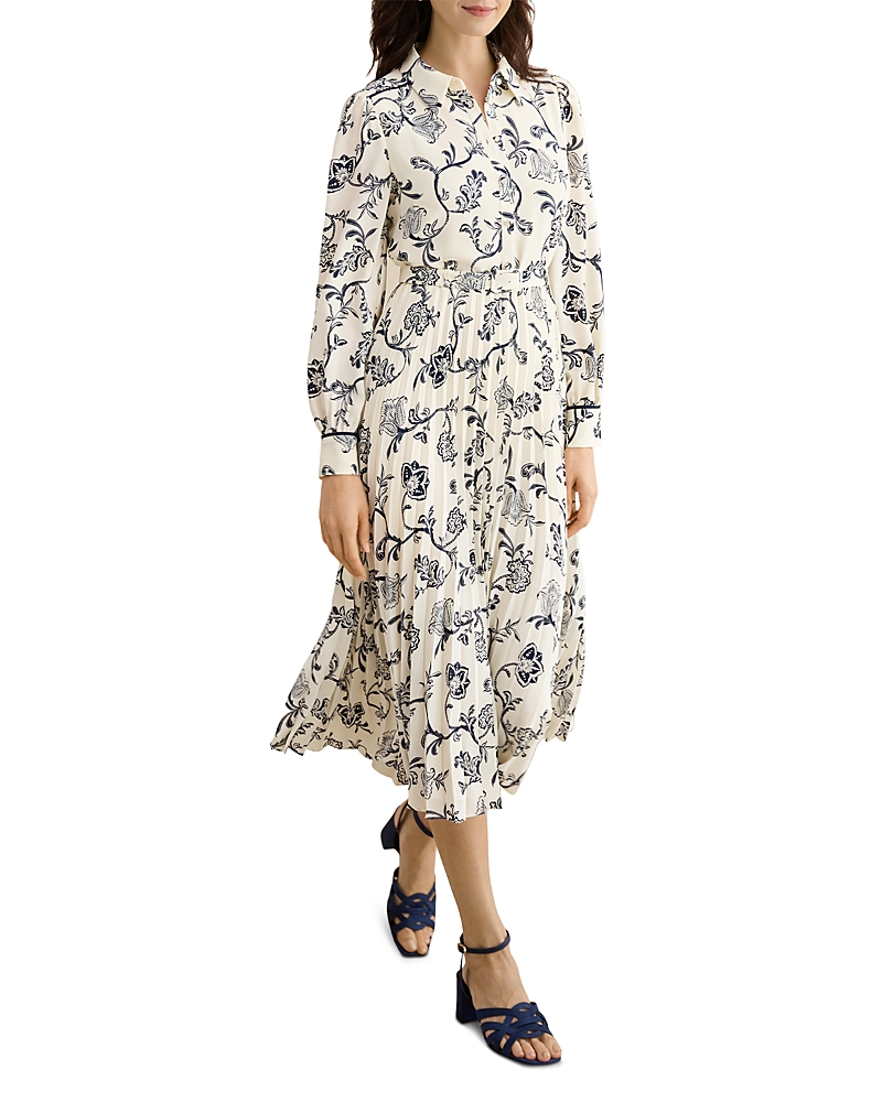 Hobbs London Ashleen Paisley Belted Midi Dress