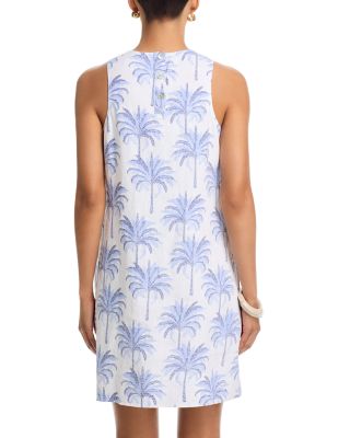 Palm Banks Sleeveless Short Dress