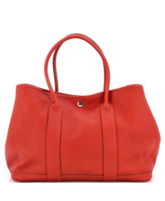 36 Garden Party Tote Leather