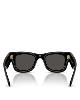 Wayfarer Puffer Square Sunglasses, 50mm