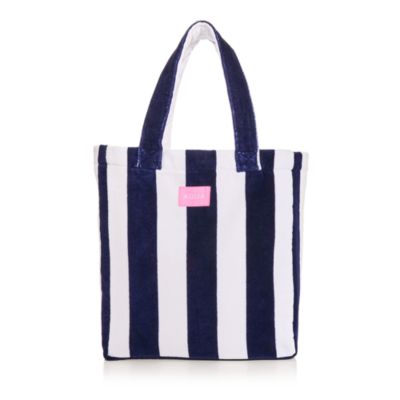 Striped Terry Beach Tote - Exclusive