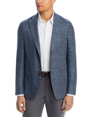Regular Fit Basketweave Soft Jacket