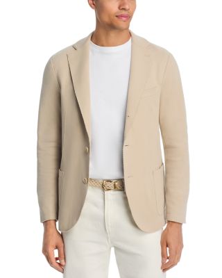 Cotton Pique Jersey Jacket & Removable Hood