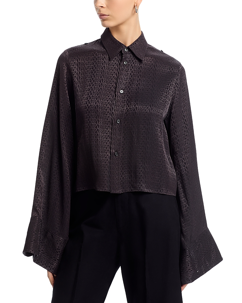 MM6 Maison Margiela Long Sleeve Logo Shirt