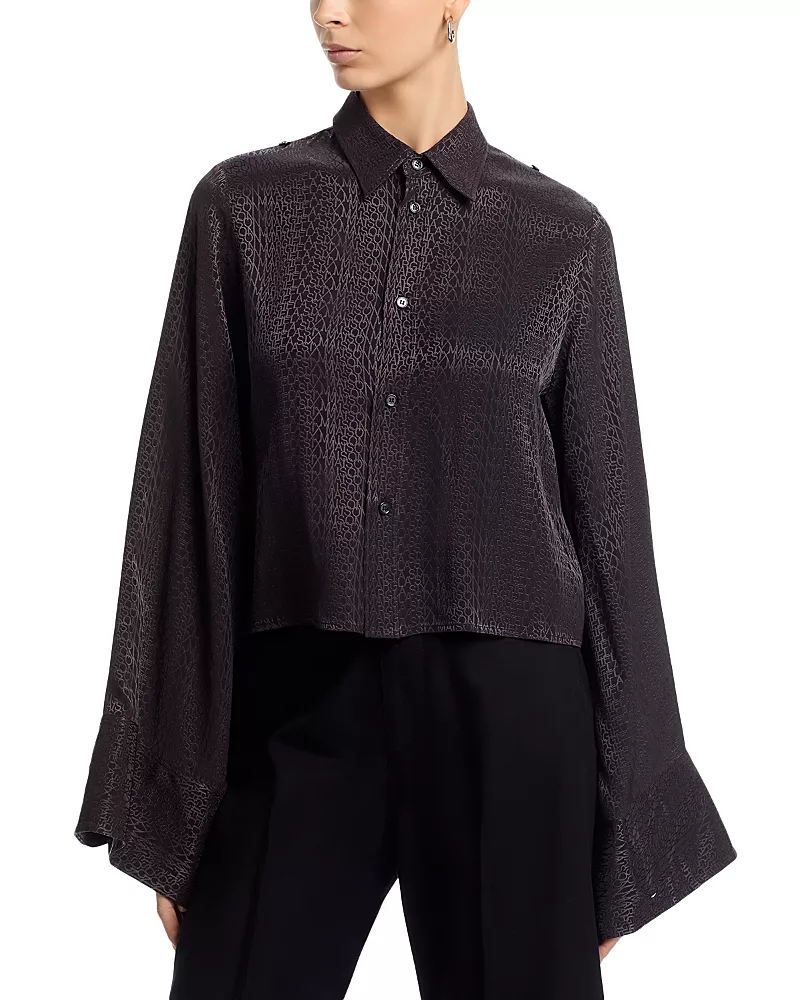 MM6 Maison Margiela Long Sleeve Logo Shirt
