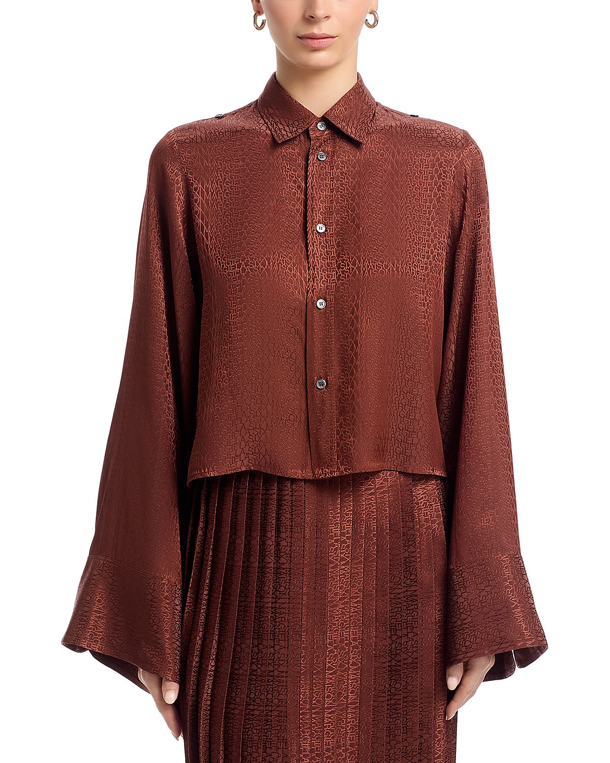 MM6 Maison Margiela Long Sleeve Logo Shirt
