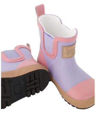 Girls' Short Rain Boots in Natural Rubber - Baby, Toddler, Little Kid, Big Kid