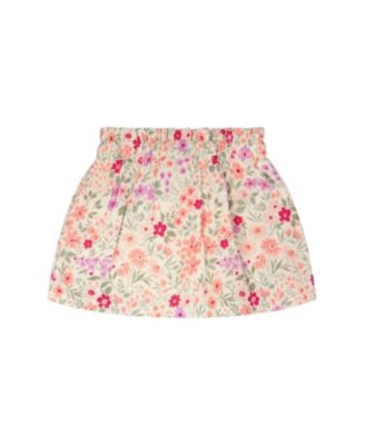 Girls' Muslin Flared Printed Flowers Skort - Baby