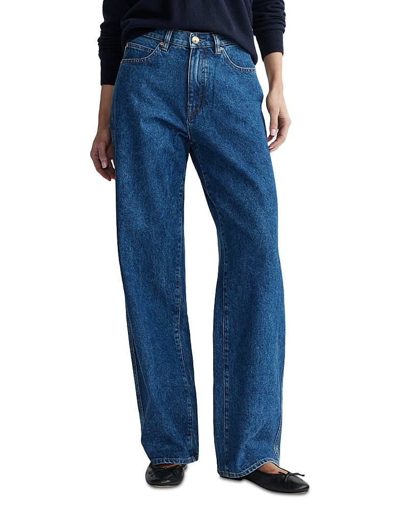 DL1961 Kaylen Soft Curve High Rise Wide Leg Jeans in North Beach