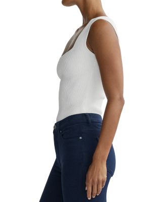 Square Neck Instasculpt Rib Top