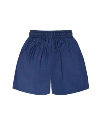 Girls' Relaxed Fit Chambray Bermudas - Big Kid