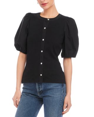 Terryn Contrast Short Sleeve Top