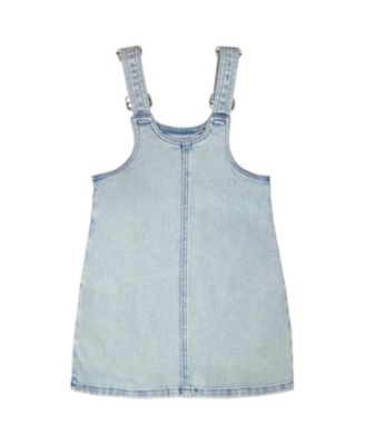  Girls' Sleeveless Denim Overall Dress - Little Kid