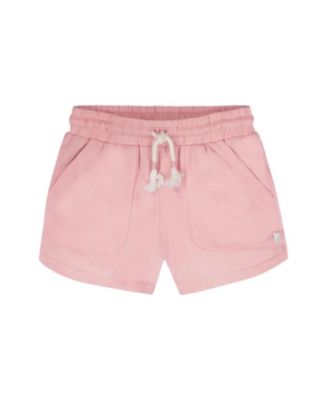 Girls' Organic Cotton Elastic Drawstring Jersey Shorts - Big Kid
