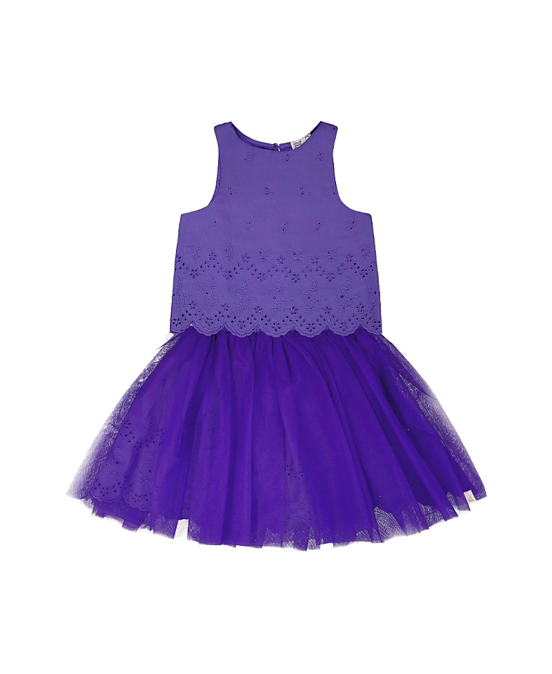Deux par Deux Girls' Sleeveless Top and Elastic Waist Skirt Set - Big Kid