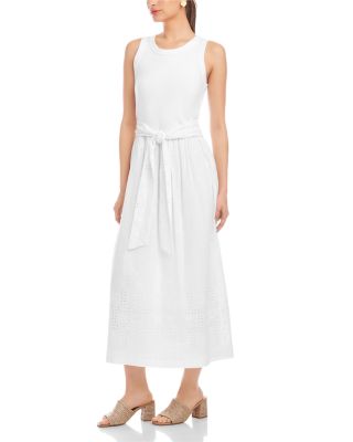 Seline Contrast Midi Dress