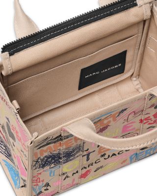 The Punk Scribble Canvas Small Tote Bag