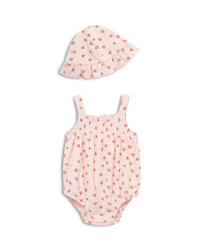 Little Me Girls' Berries Bubble Bodysuit & Hat Set - Baby