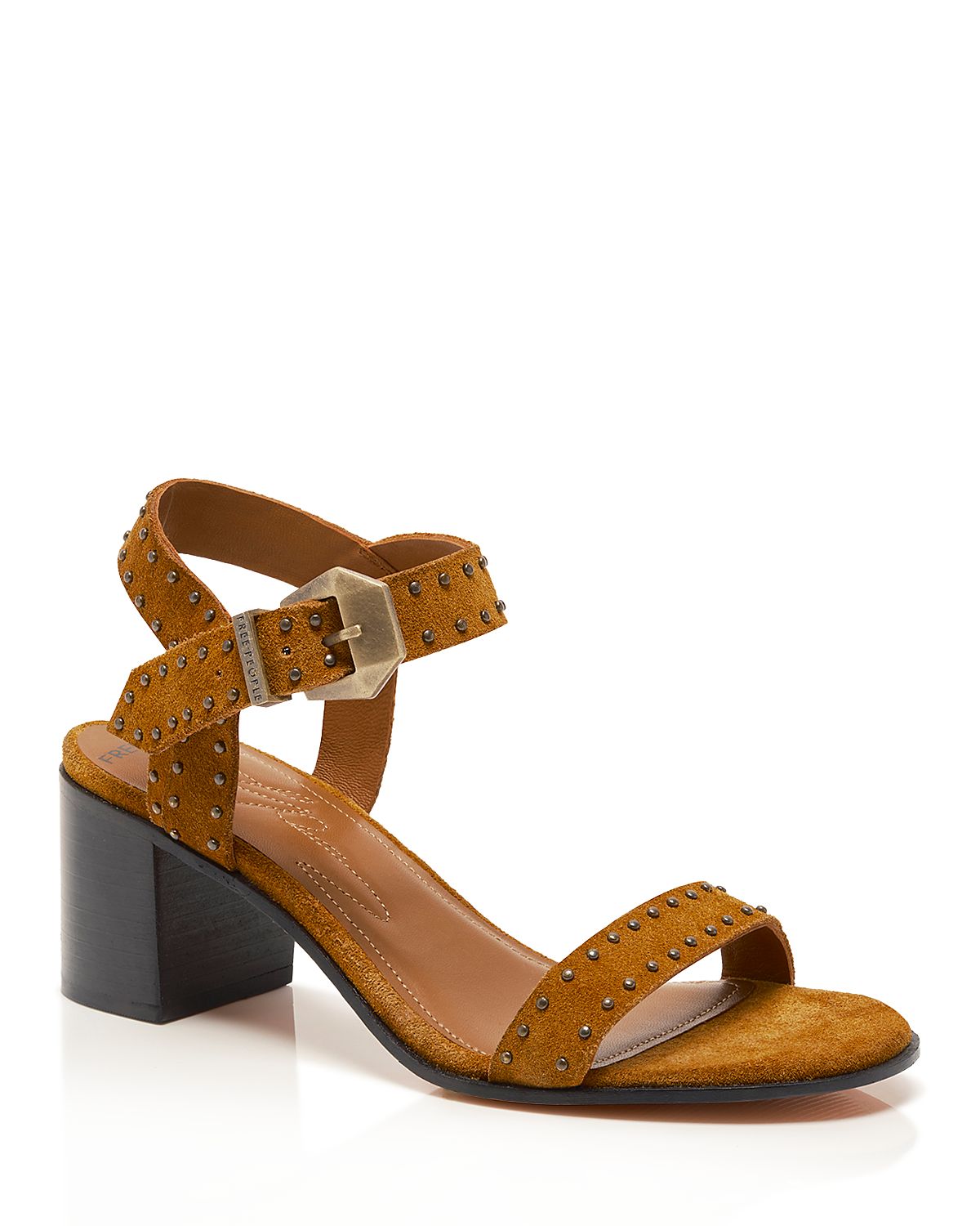 Free People Women's Buckle Up Block Heel Sandals