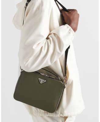  Brique Medium Saffiano Leather Bag