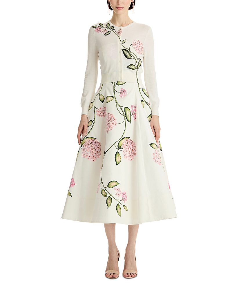 Oscar de la Renta Embroidered Cardigan