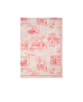  London Landmarks Wool Silk Scarf